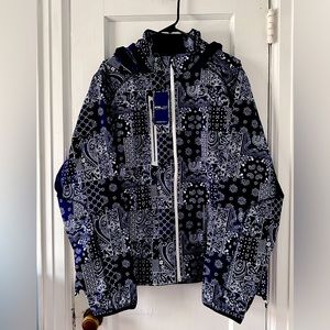 BNWT Polo Ralph Lauren RLX and Trendy Golf Bandana Print Packable Jacket.